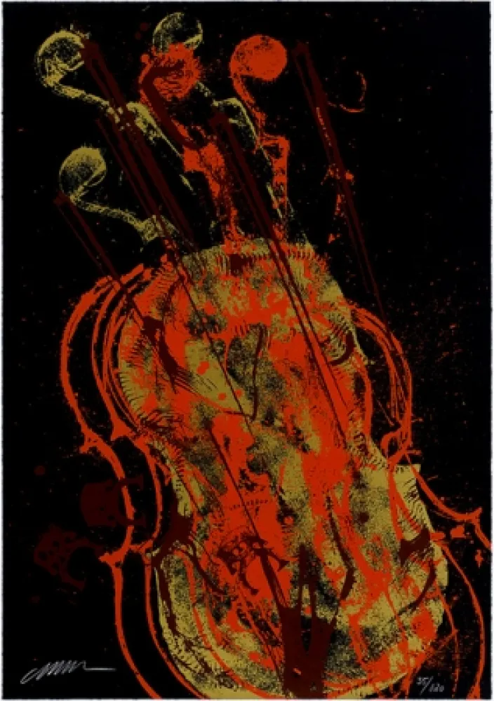 Screenprint Arman - Melody for Strings 1