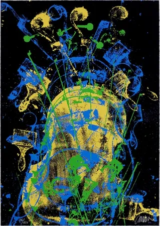 Screenprint Arman - Melody for Strings 3