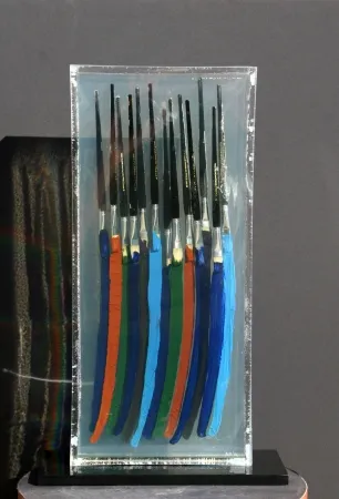 Lithograph Arman - Paintbrushes I