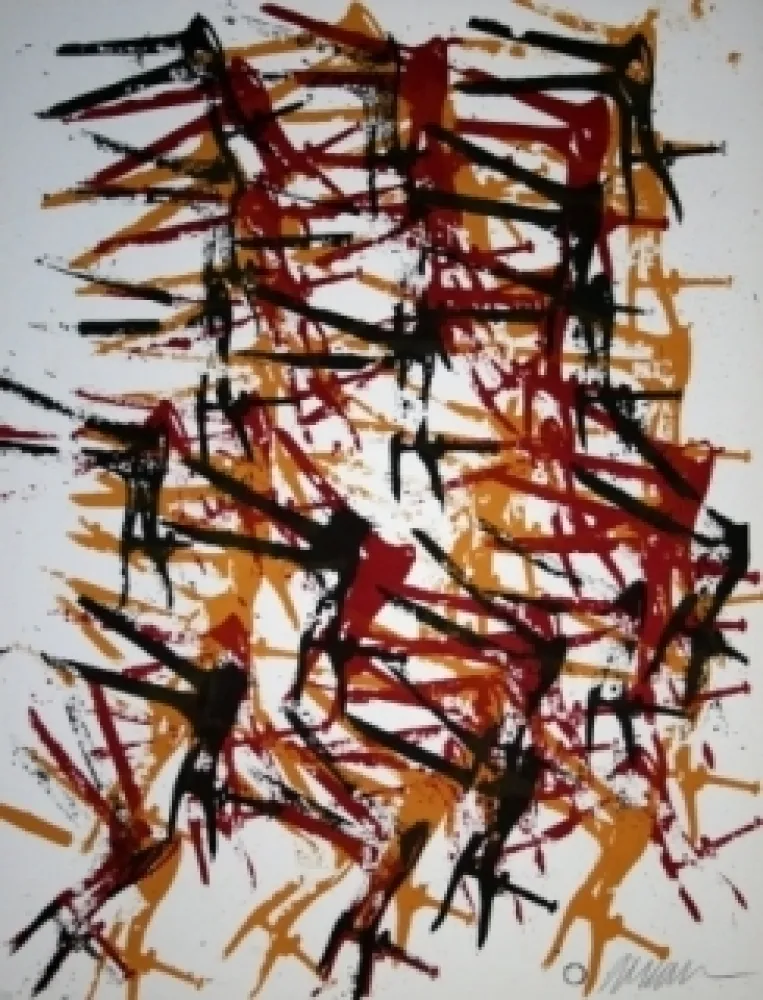 Lithograph Arman - Pinces