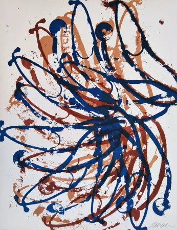 Lithograph Arman - Rien ne bat plus !