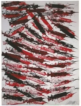 Lithograph Arman - Seringues