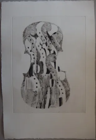 Drypoint Arman - Traité du Violon - 10 gravures