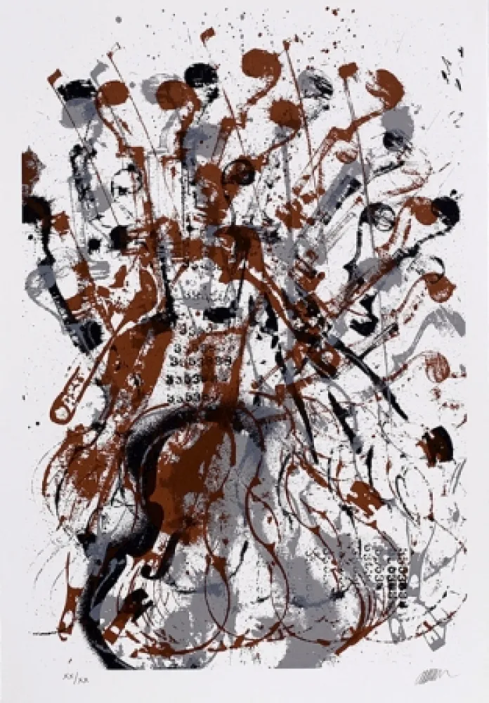 Screenprint Arman - Trio à cordes II