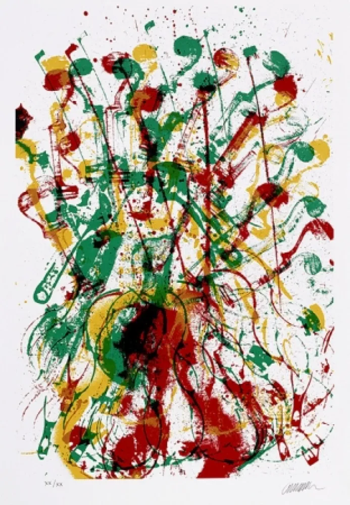 Screenprint Arman - Trio à cordes III