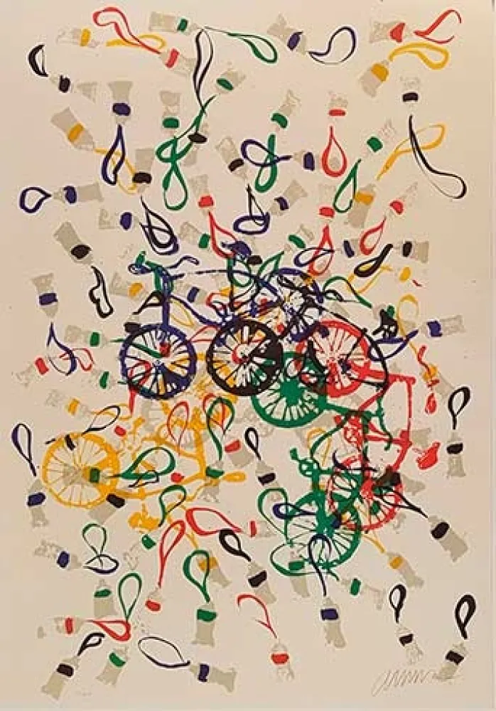 Lithograph Arman - Untitled