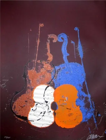 Screenprint Arman - Untitled (Mélodie)