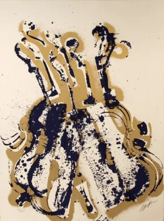 Screenprint Arman - Yves Klein's Violins