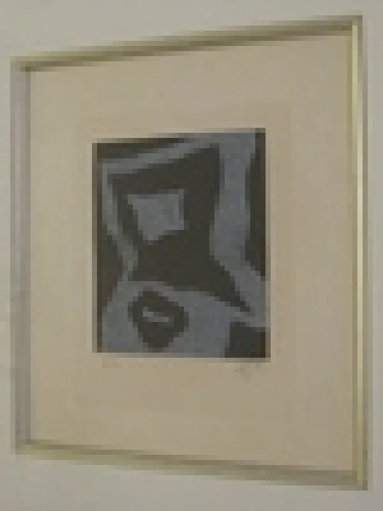 Woodcut Arp - Composition