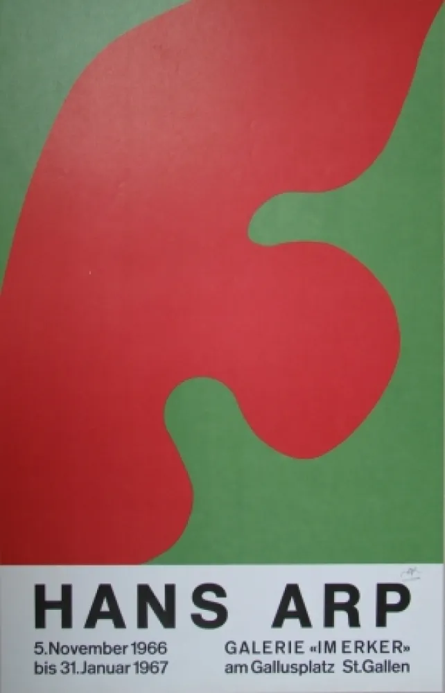 Lithograph Arp - Composition