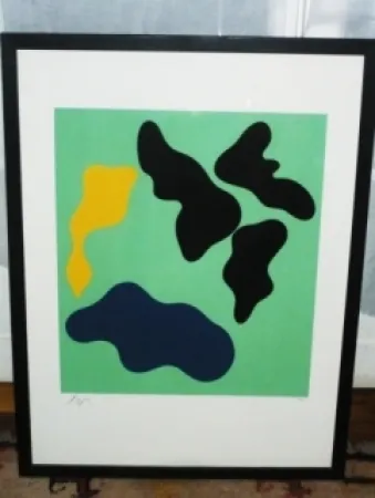 Lithograph Arp - Composition