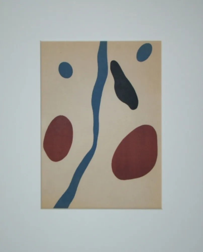 Lithograph Arp - Constellation