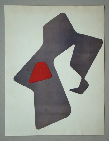 Lithograph Arp - Heaume