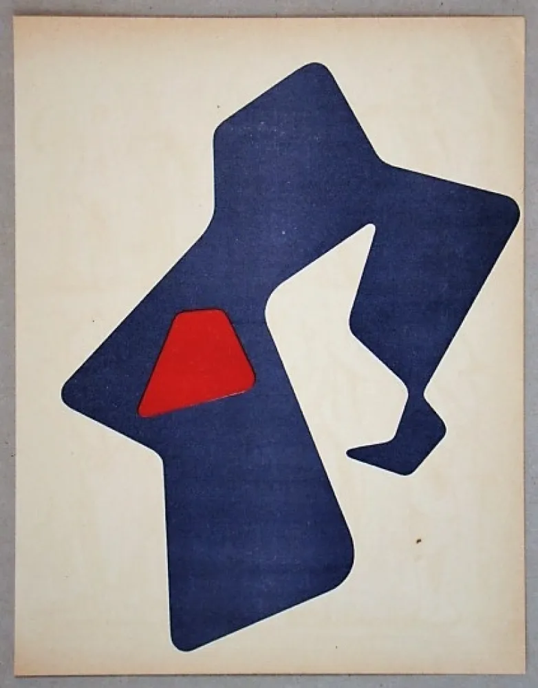 Lithograph Arp - Heaume