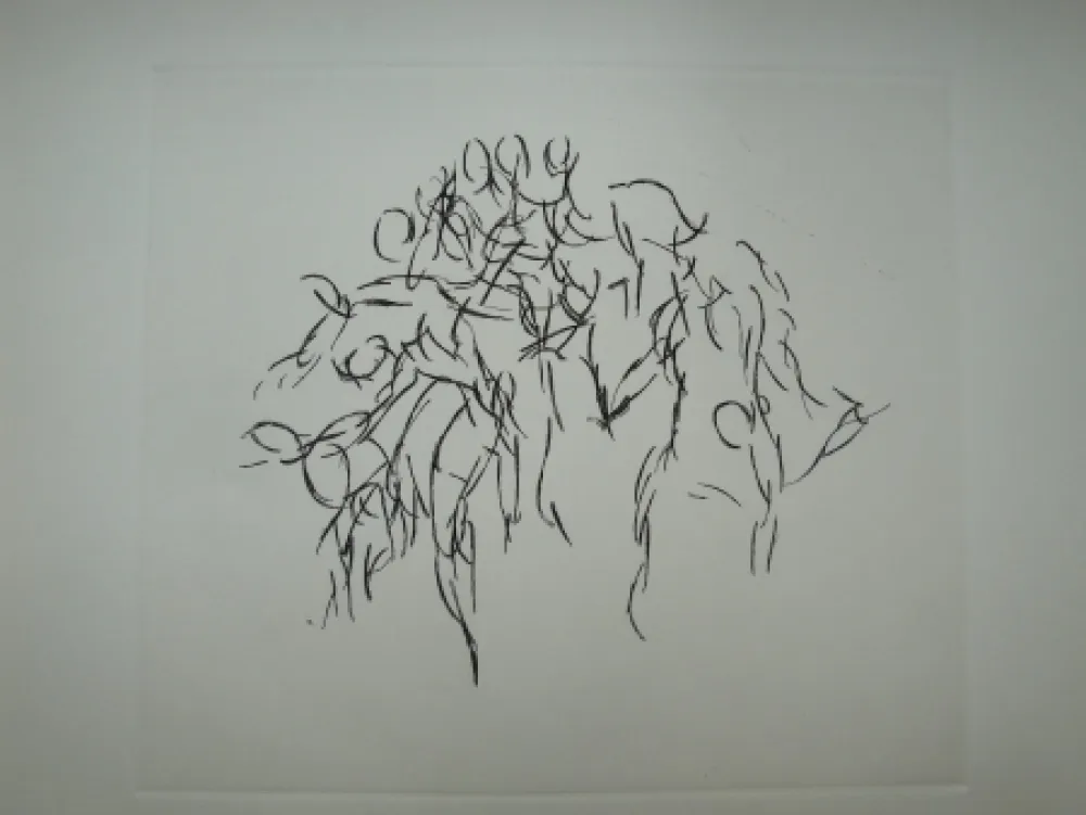 Etching Arp - I, RUE GABRIELLE. 