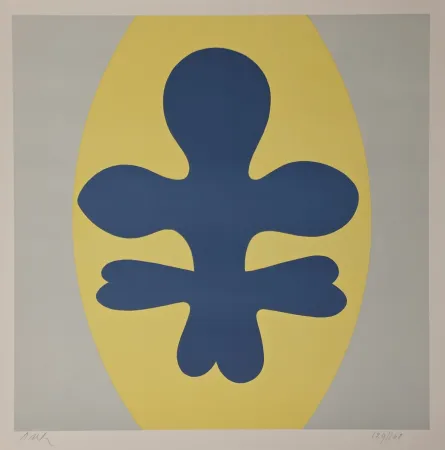 Lithograph Arp - Pflanzenbild
