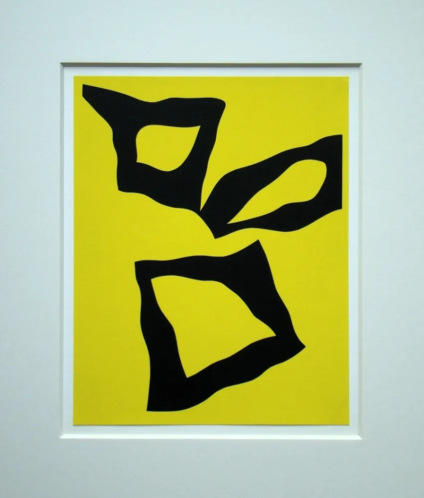 Screenprint Arp - Placé selon les lois du hasard - 1951