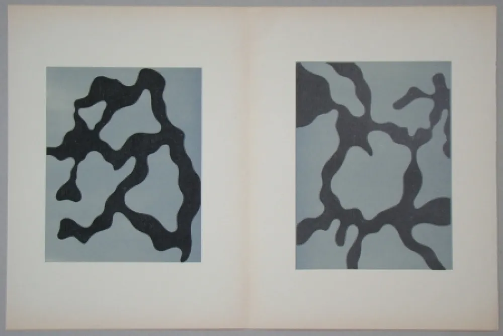 Woodcut Arp - Relief I. + II.