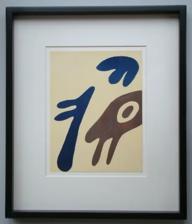 Lithograph Arp - Trois éléments