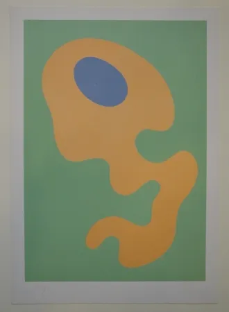 Lithograph Arp - Wolkengeschöpf