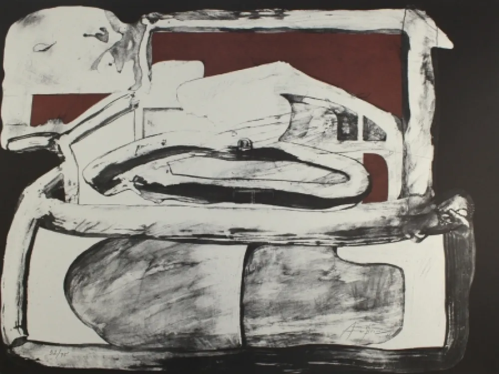 Lithograph Arranz-Bravo - Casa Morena