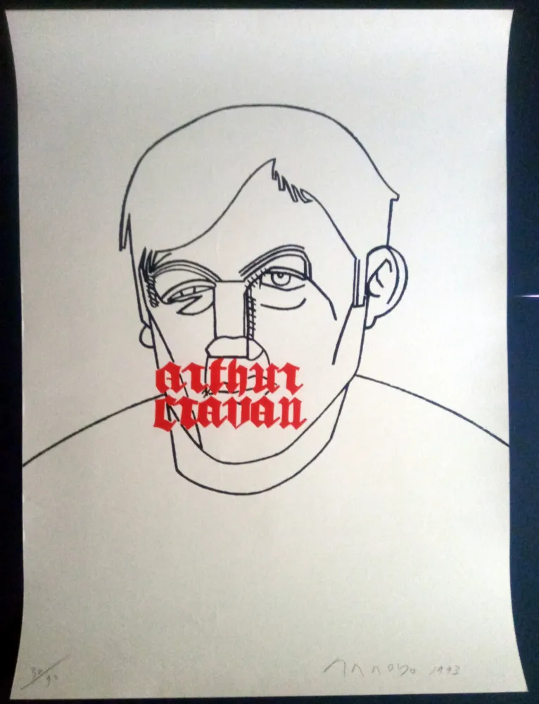 Screenprint Arroyo - Arthur Cravan aprés le Combat contre J.Johnson