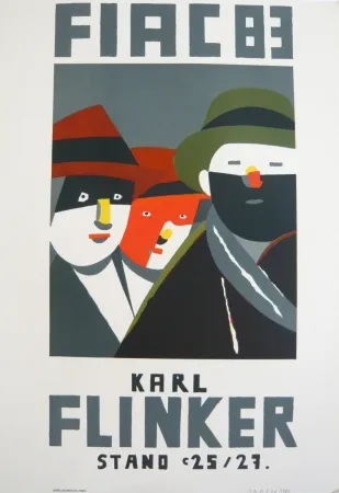 Lithograph Arroyo - FIAC 1983