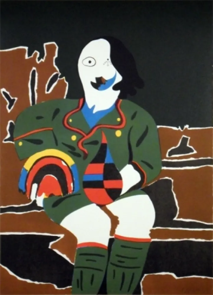 Lithograph Arroyo - Il Pittore di Monaco