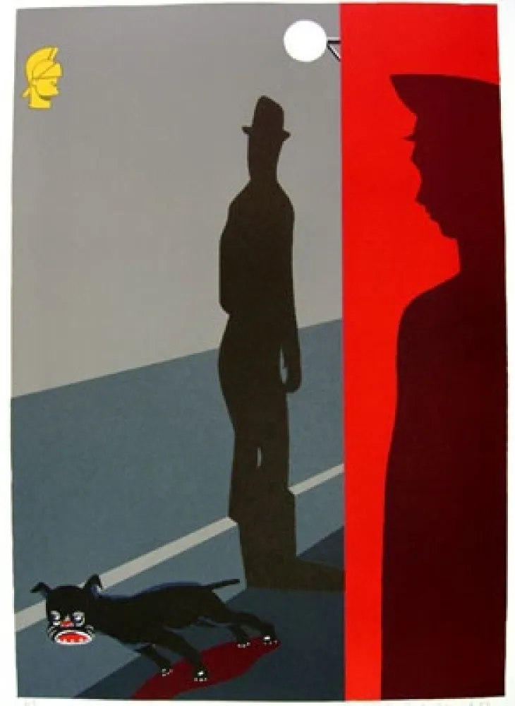 Lithograph Arroyo - LA CARRETERA