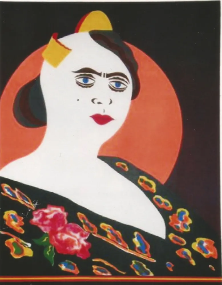 Lithograph Arroyo - La moglie del Minatore p. Martinez, Constantina