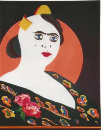 Lithograph Arroyo - La moglie del Minatore p. Martinez, Constantina