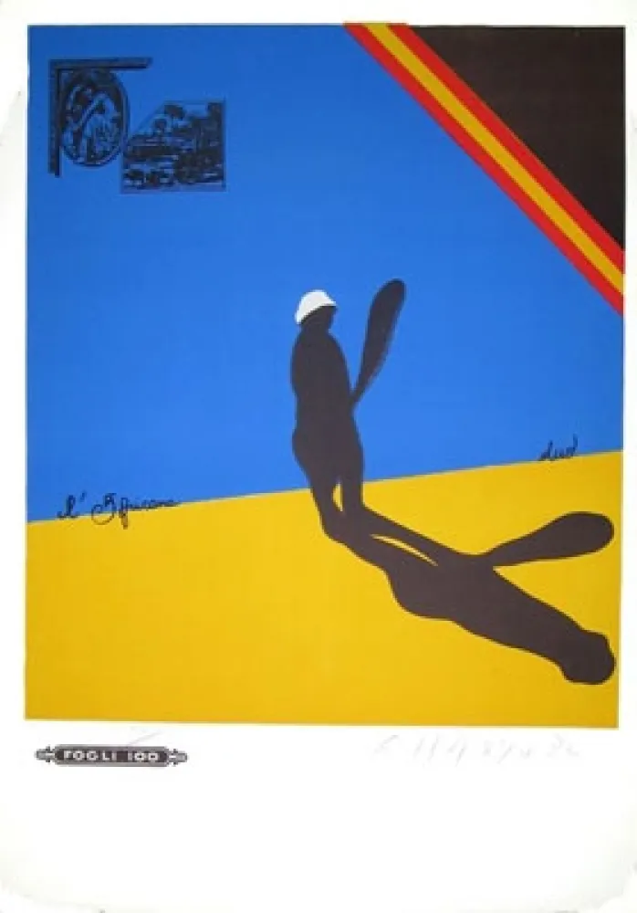 Lithograph Arroyo - L'AFRICANA