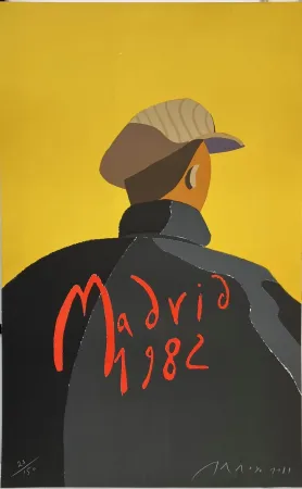 Lithograph Arroyo - Madrid 