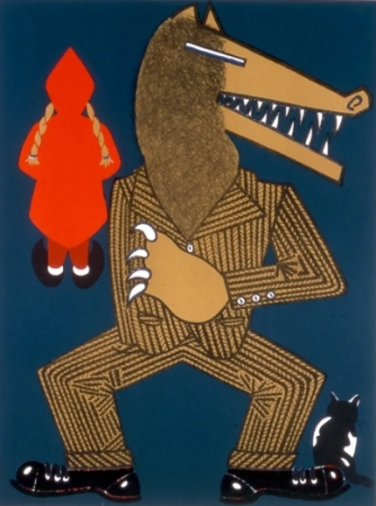 Lithograph Arroyo - Petit chaperon rouge