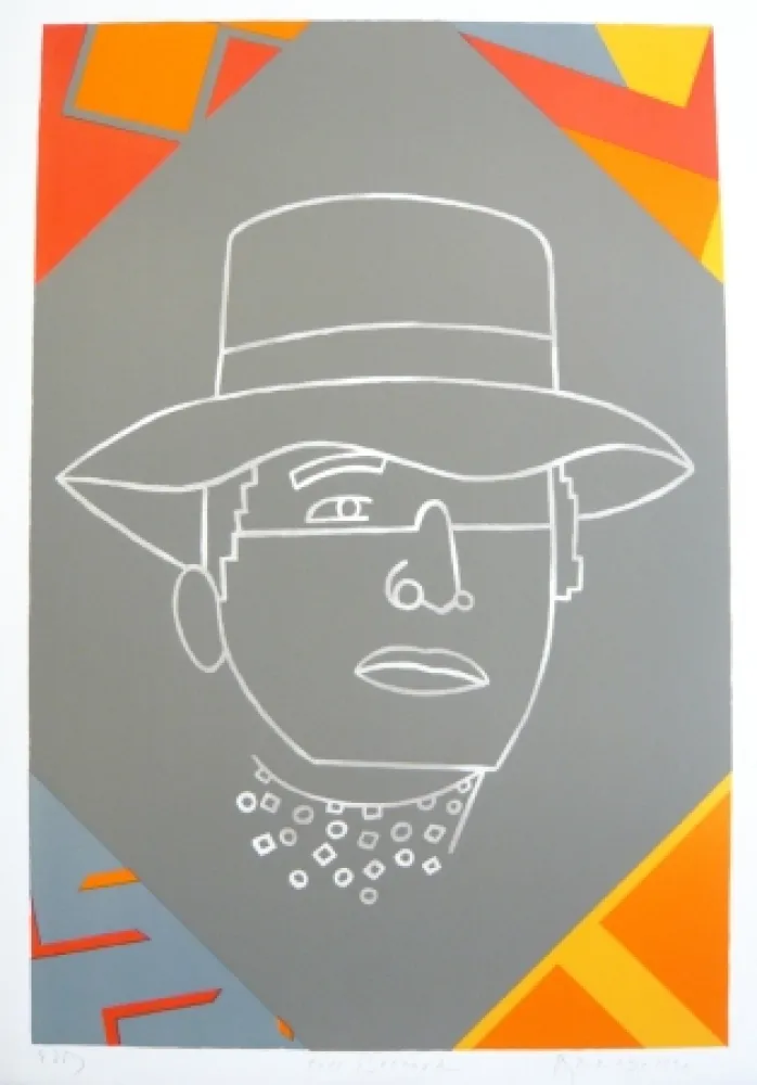 Lithograph Arroyo - Portrait