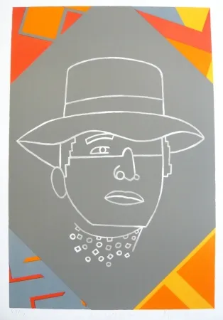 Lithograph Arroyo - Portrait