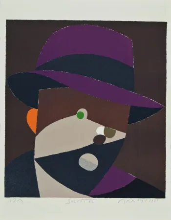 Lithograph Arroyo - Sócrates