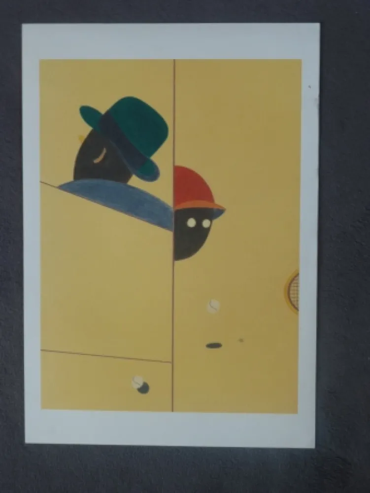 Lithograph Arroyo - Tennis