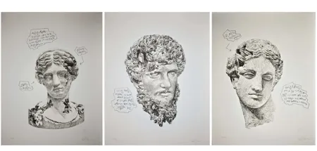 Screenprint Arsham - Eroded Classical Prints