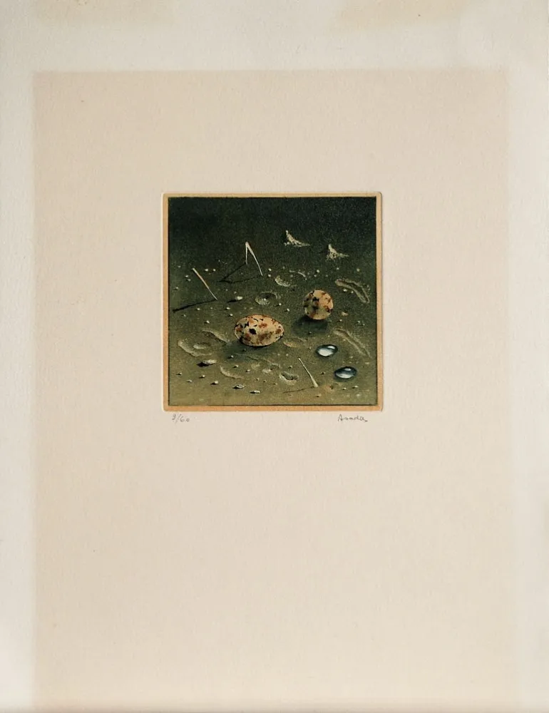 Aquatint Asada - Composition, ca.