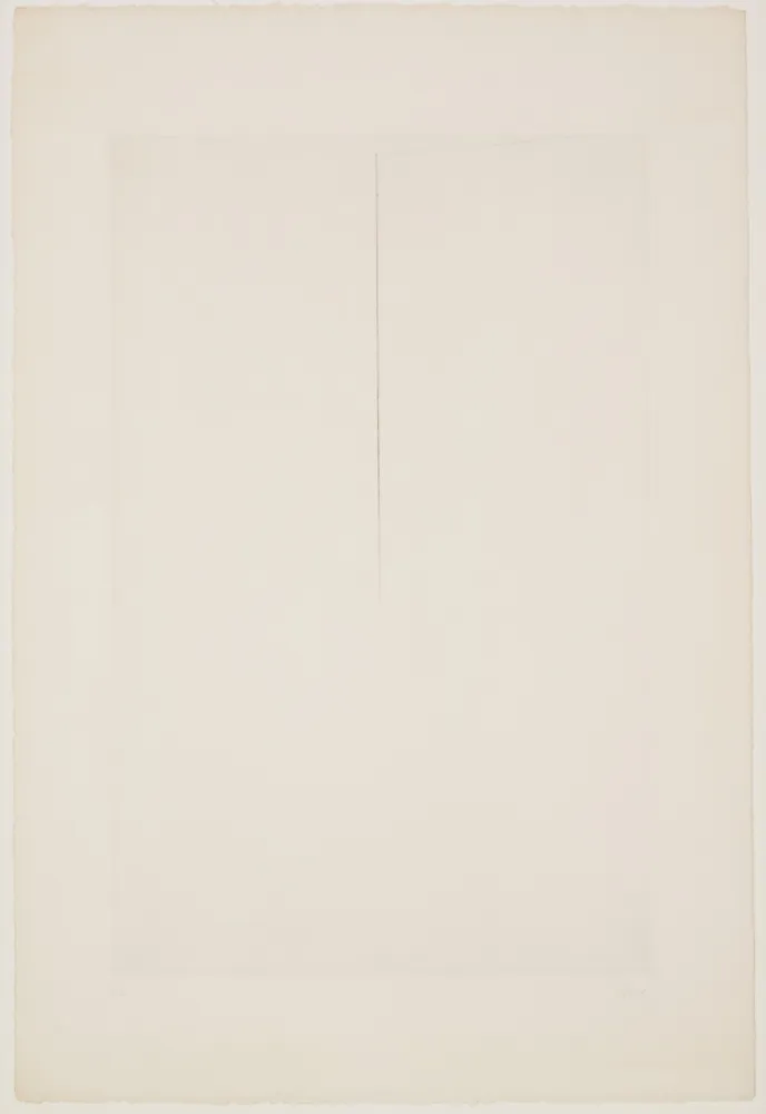 Drypoint Asse - FENÊTRE-ESPACE, 1974.