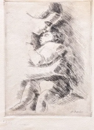 Etching Asselin - Maternité