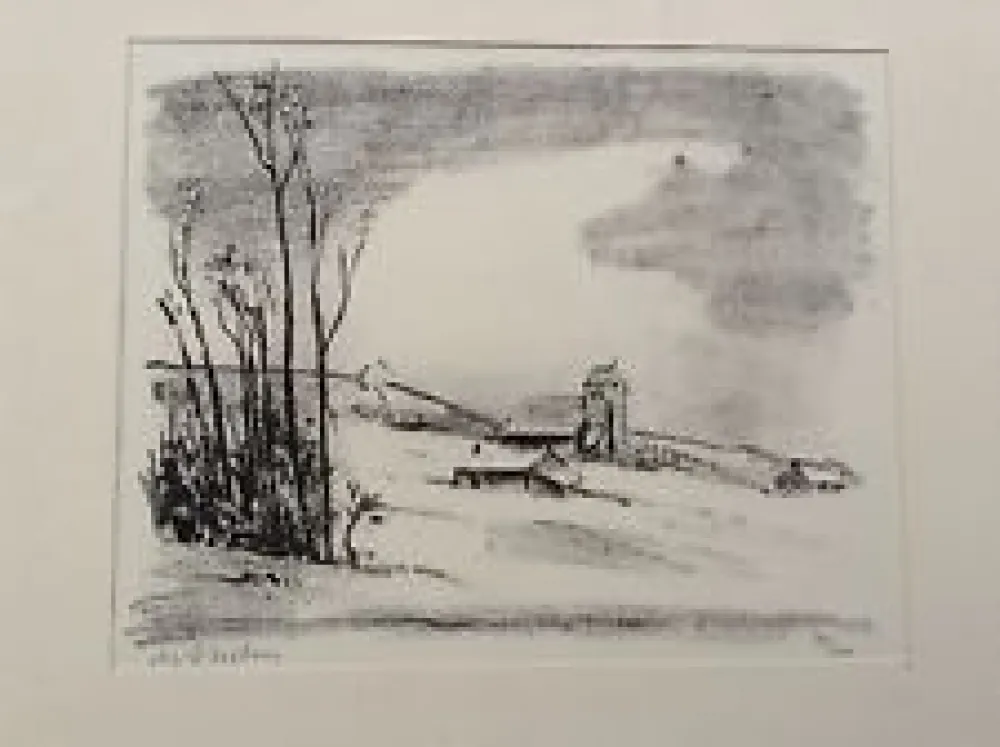 Etching Asselin - Maurice Asselin.  Dix estampes originales.