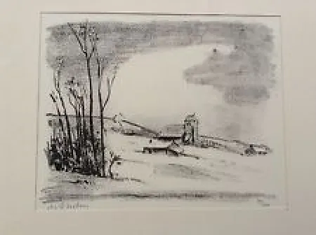 Etching Asselin - Maurice Asselin.  Dix estampes originales.