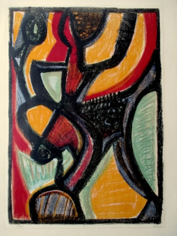 Lithograph Atlan - Astarté