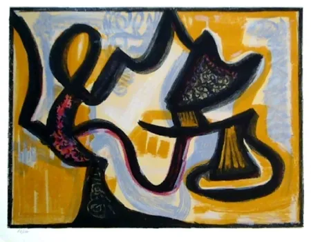 Lithograph Atlan - Le Simoun