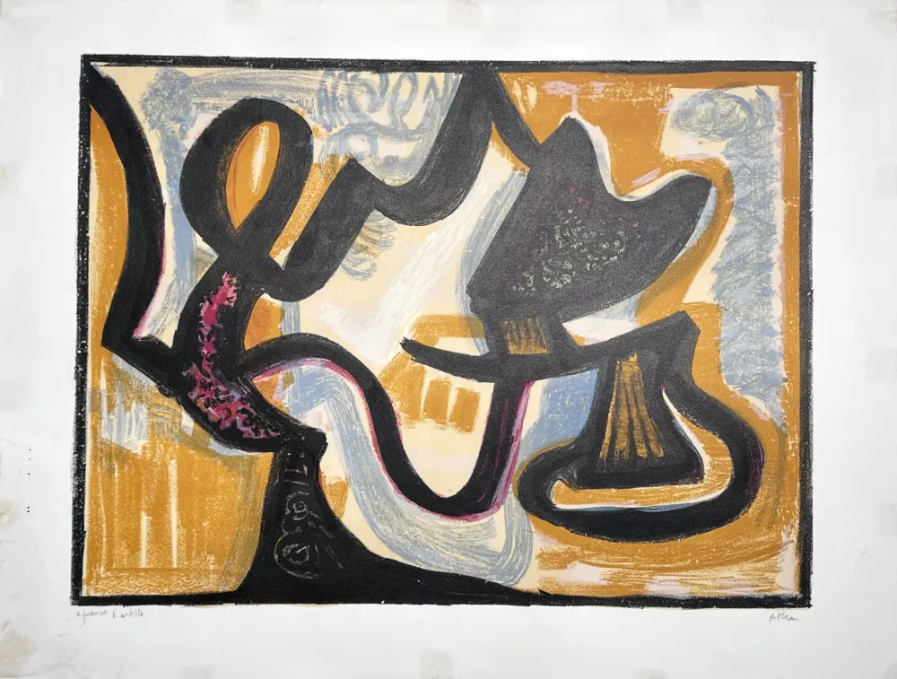 Lithograph Atlan - Le Simoun 