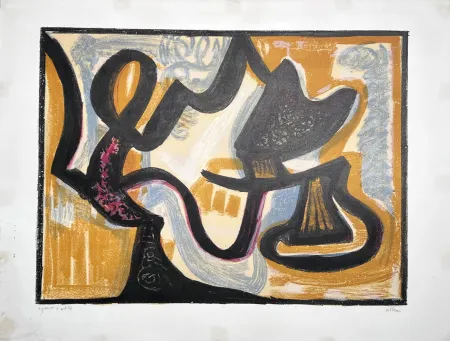 Lithograph Atlan - Le Simoun 