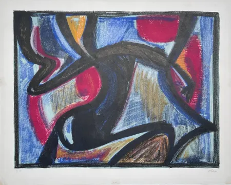 Lithograph Atlan - Les Hespérides 