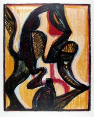 Lithograph Atlan - Orient